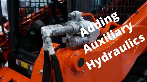 adding auxiliary hydraulics skid steer|adding auxiliary hydraulics to tractor.